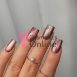 Oja UV Semilac 333 maro cu sclipici Shine Brown 7 ml